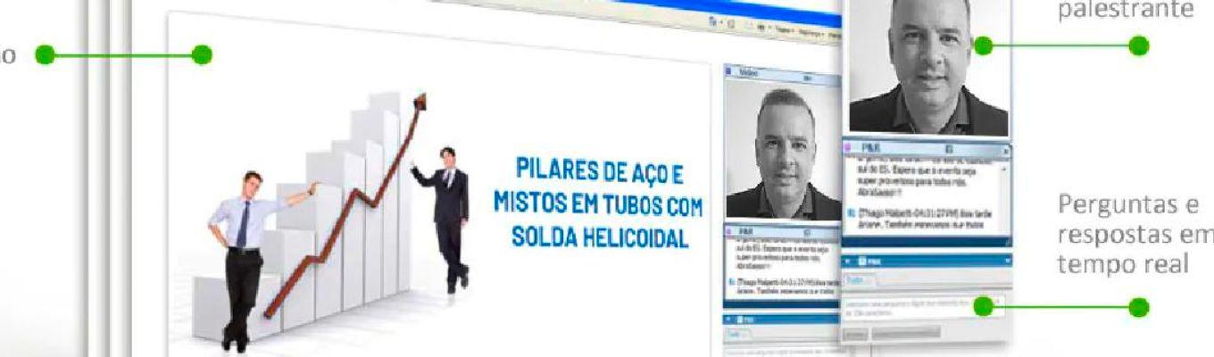 Lançamento do Manual de Pilares de Aço e Mistos em Tubos com Solda Helicoidal