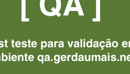 capa de testes